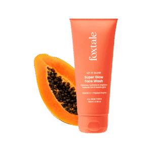 Foxtale Vitamin C Super Glow Face Wash with Papaya Enzyme - 100 ml