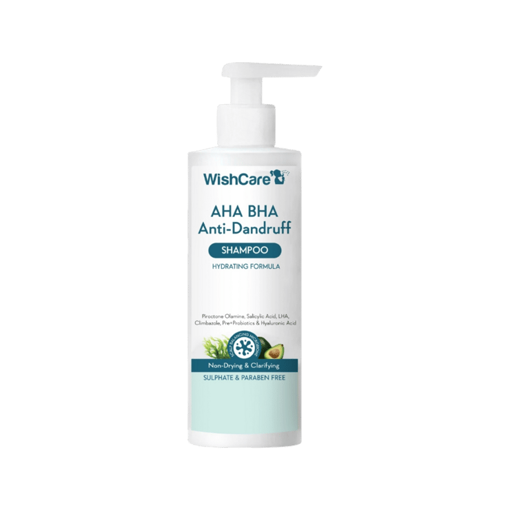 WishCare AHA BHA Anti Dandruff Shampoo - 250 ml