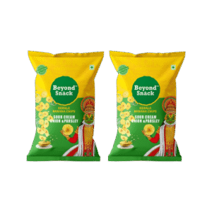 Beyond Snack Kerala Sour Cream, Onion & Parsley Banana Chips - Pack of 2 - 2 x 70 g