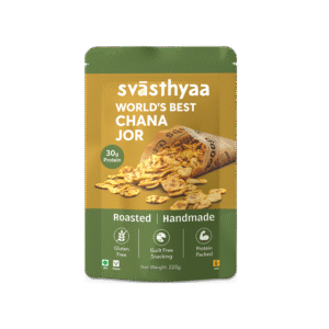 Svasthyaa Handmade Roasted Chana Jor, Namkeen - 220 g