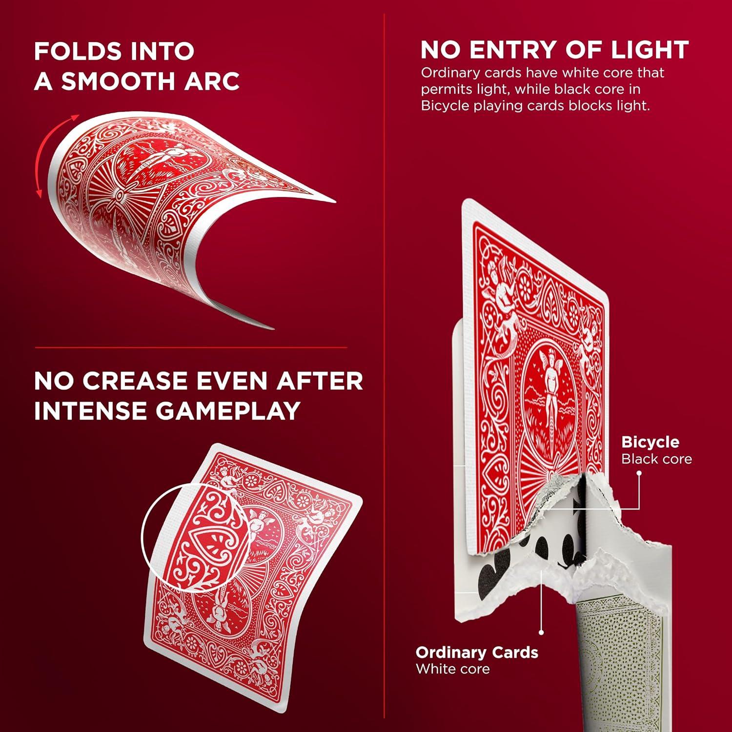 Bicycle Standard Rider Back Playing Card Game - Pack of 2 for All Ages, Standard Rider Back Playing Cards - Pack of 2,for Adult - Image 6