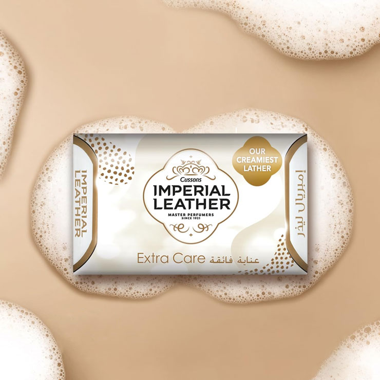 Imperial Leather Extra Care Bathing Bar (175g) Pack of 6 | Enhanced with Vitamin E