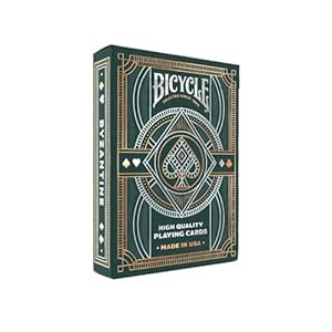 Bicycle Byzantine Playing Cards, Silver and Gold Foil, 1 Deck