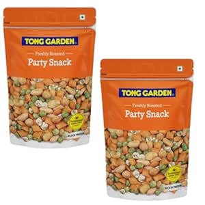 Tong Garden 450Gm Party Snack Mix | Crispy Green Peas, Peanuts & Sesame Seeds with Bold Spices | Perfect Snack for Any Event (Pack of 2)