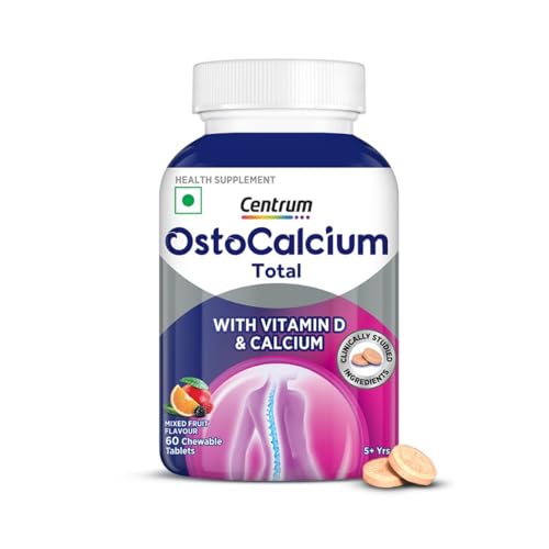 Centrum Ostocalcium Total Chewable Tablets For Women & Men | Vitamin D & Calcium Tablets To Support Strong Bones, Joints & Muscles |60 Tablets, 128 Grams - Image 10