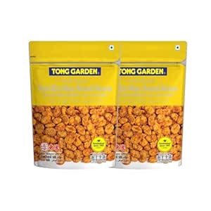 Tong Garden 500g Pad-Khi-Mao Broad Beans | Crispy Snack with Garlic, Chili & Onion | Crunchy, Flavorful, and Healthy Snack Option - (Pack of 2)
