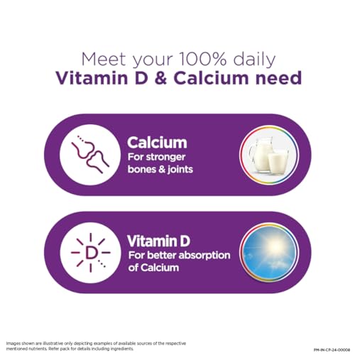 Centrum Ostocalcium Total Chewable Tablets For Women & Men | Vitamin D & Calcium Tablets To Support Strong Bones, Joints & Muscles |60 Tablets, 128 Grams - Image 4