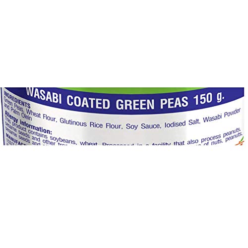 Tong Garden Imported - 150g Wasabi Green Peas | Spicy, Crunchy Snack with Natural Wasabi Flavor | Healthy & No Artificial Additives - (Pack of 3) - Image 4