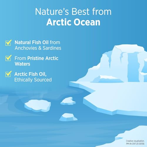 Centrum Omega 3 Fish Oil Capsules 1000mg Supplements | Omega 3 with 180mg EPA, 120mg DHA for Hair and Skin Health, Joint Health, Brain Health | No Fishy Aftertaste - 60 Capsules - Image 5