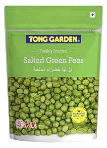 Tong Garden 450G Salted Green Peas | Spicy Crunch, Protein-Packed | Healthy & Tasty Snack | Great for On-the-Go & Snacking - (Pack of 2)