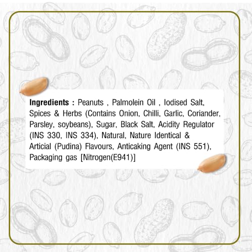 Tong Garden 65Gm Peri Peri Peanuts | Spicy & Crunchy Snack | Tangy Roasted Peanuts with Herbs & Natural Flavors | Perfect Party & On-the-Go Snack (Pack of 6) - Image 4