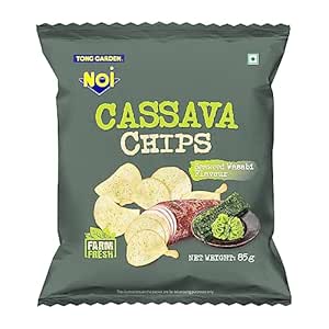 Tong Garden Noi Seaweed Wasabi Flavour Cassava Chips 85G X 5