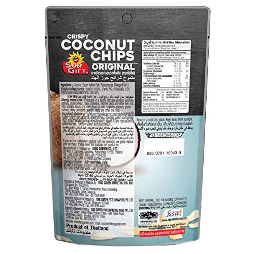 Tong Garden Imported - Crispy Coconut Chips 40g (Pack of 6) - Image 3