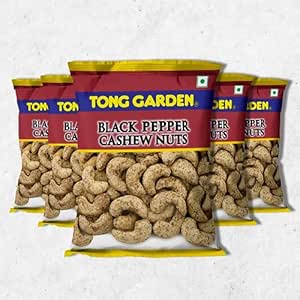 Tong Garden Blackpaper Cashewnuts - 30g (Pack of 5)