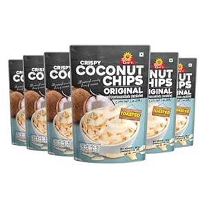 Tong Garden Imported - Crispy Coconut Chips 40g (Pack of 6)