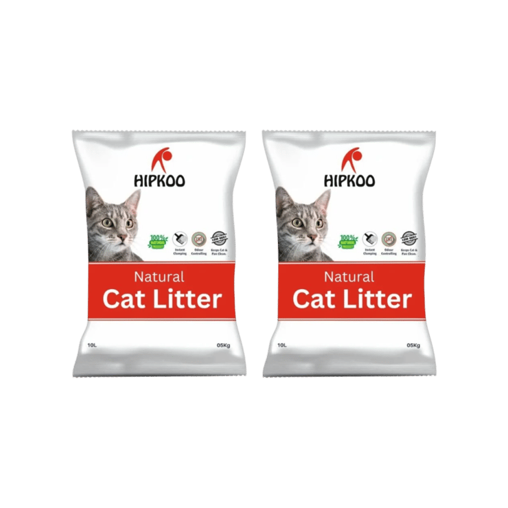 Hipkoo Pets Natural Cat Litter – 2 x 5 kg