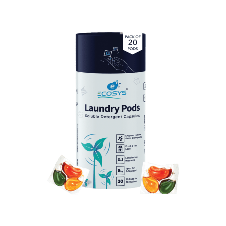 Ecosys Matic & Non-Matic Detergent Pods – 1 pack (20 pieces)