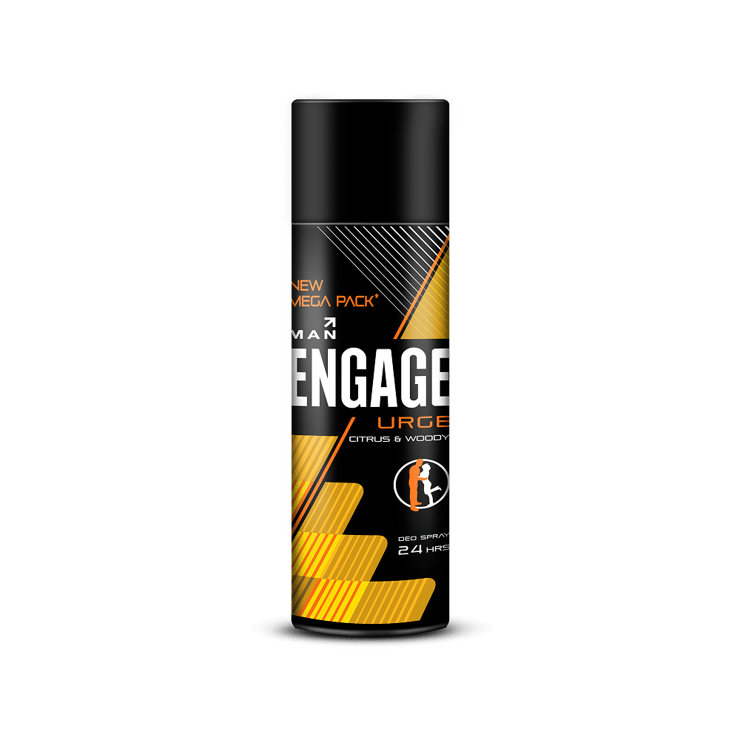 Engage Urge Deodorant (Mega Pack for Men) – 220 ml