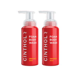 Cinthol Foam Body Wash - Original - Pack of 2 - 2 x 200 ml