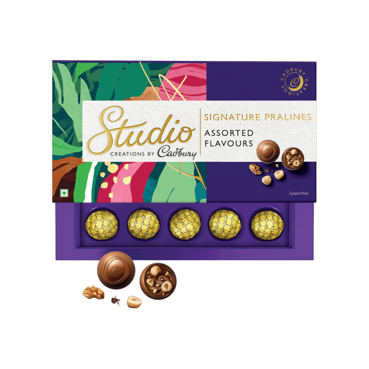 Cadbury Studio Assorted Flavours Signature Pralines?Chocolate Gift Pack – 234 g