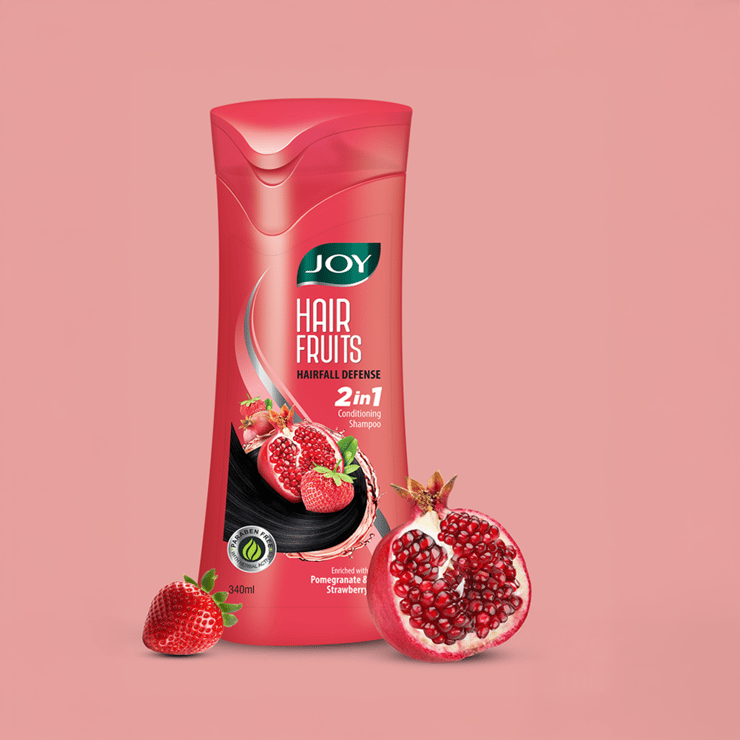 Joy Hair Fruits Conditioning Shampoo (Hairfall Defense) – 340 ml