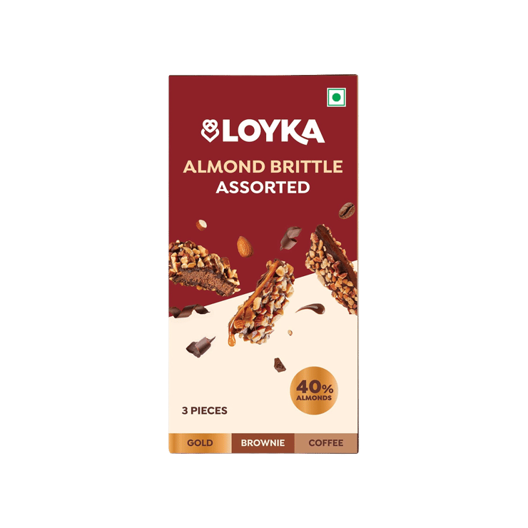 Loyka Almond Brittle Milk Chocolate Pack – 43.5 g