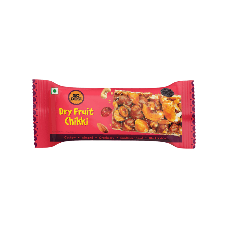 Dry Fruit Chikki by GO DESi – 28 g