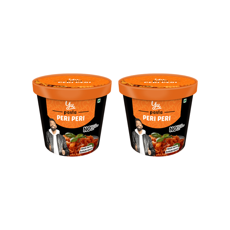 Yu Peri Peri Instant Pasta Cup – Pack of 2 – 2 x 60 g