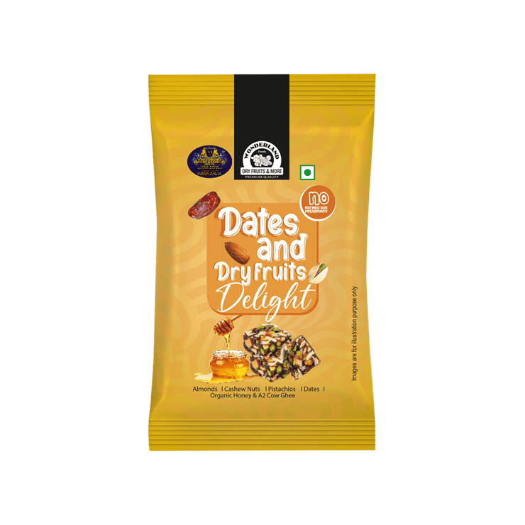 Wonderland Foods Dates & Dry Fruits Bites – 20 g