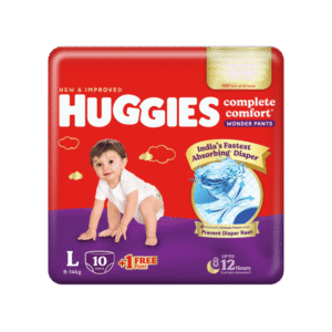 Huggies Wonder Baby Diaper (Pants, L, 9-14 kg)