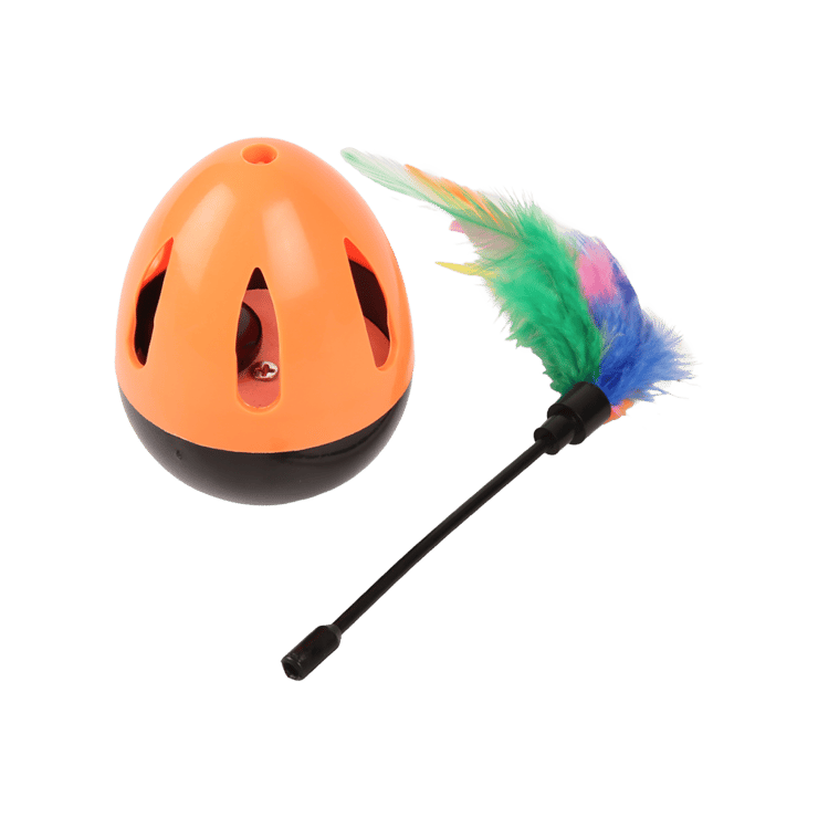 Super Pet Tumbler Cat Toy (Orange) – 1 unit