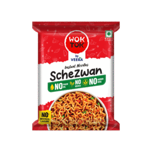 Wok Tok by Veeba Schezwan Instant Noodles - 4 x 66 g