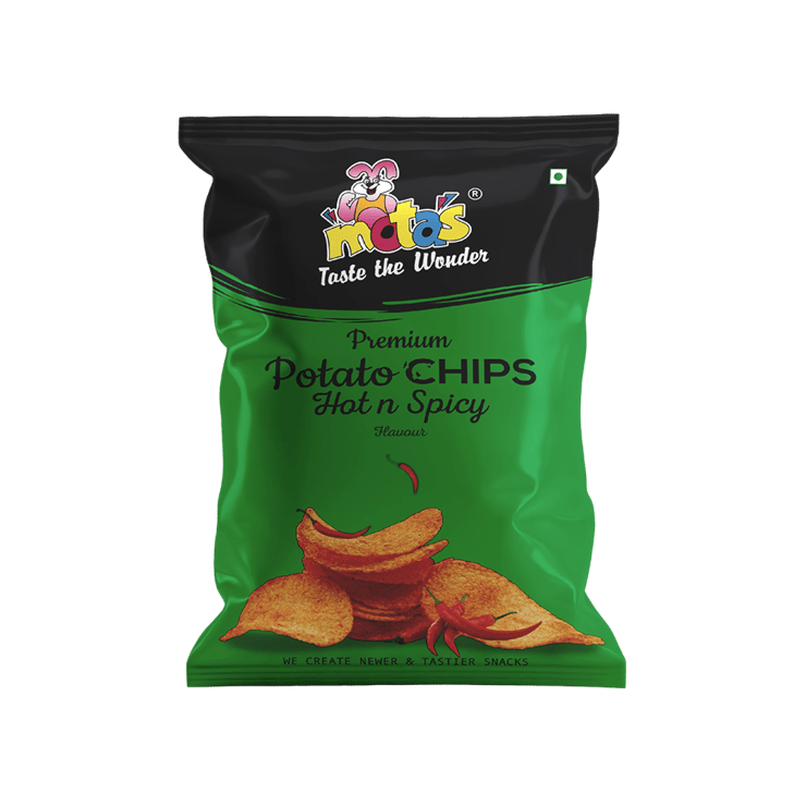 Mota’s Hot n Spicy Potato Chips – 100 g