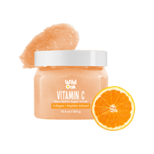 Wild Oak Vitamin C Shea Butter Sugar Face & Body Scrub - 300 g