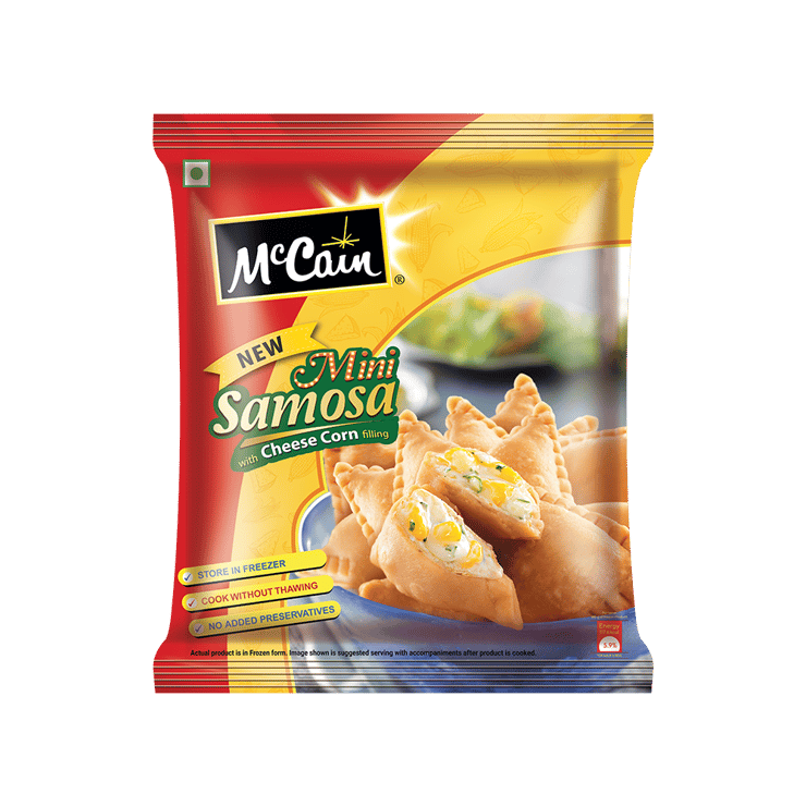 McCain Cheese Corn Mini Pizza Pocket (Frozen) – 240 g