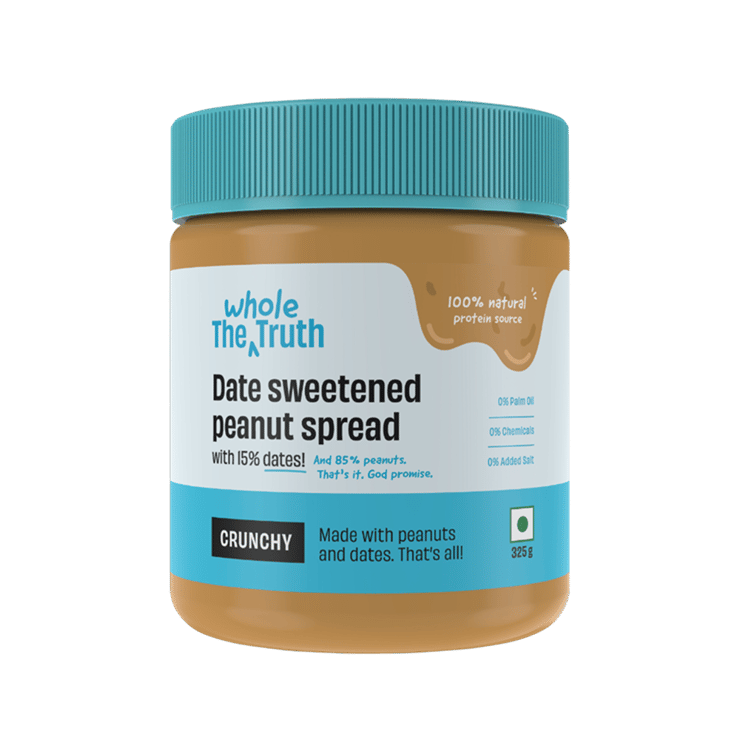 The Whole Truth Sweetened Crunchy Peanut Spread with Dates – 325 g