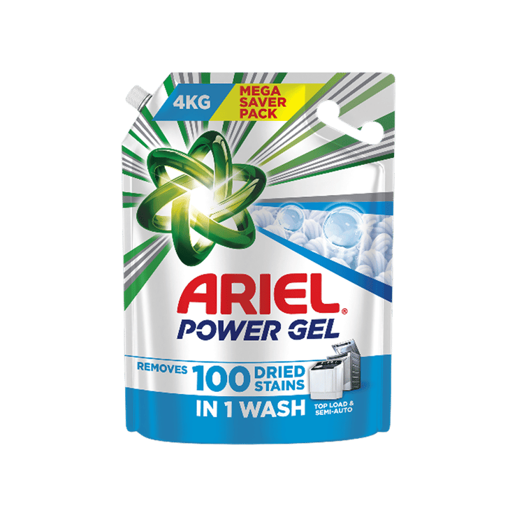 Ariel Power Gel Top Load Liquid Detergent – 4 kg