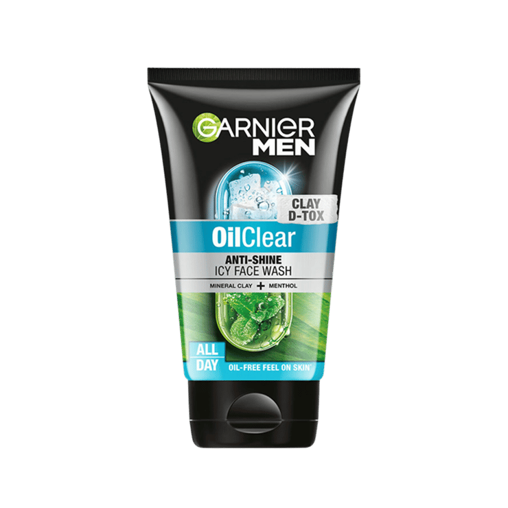Garnier Men Clay D-Tox Deep Cleansing Icy Face Wash 100 g – 100 g
