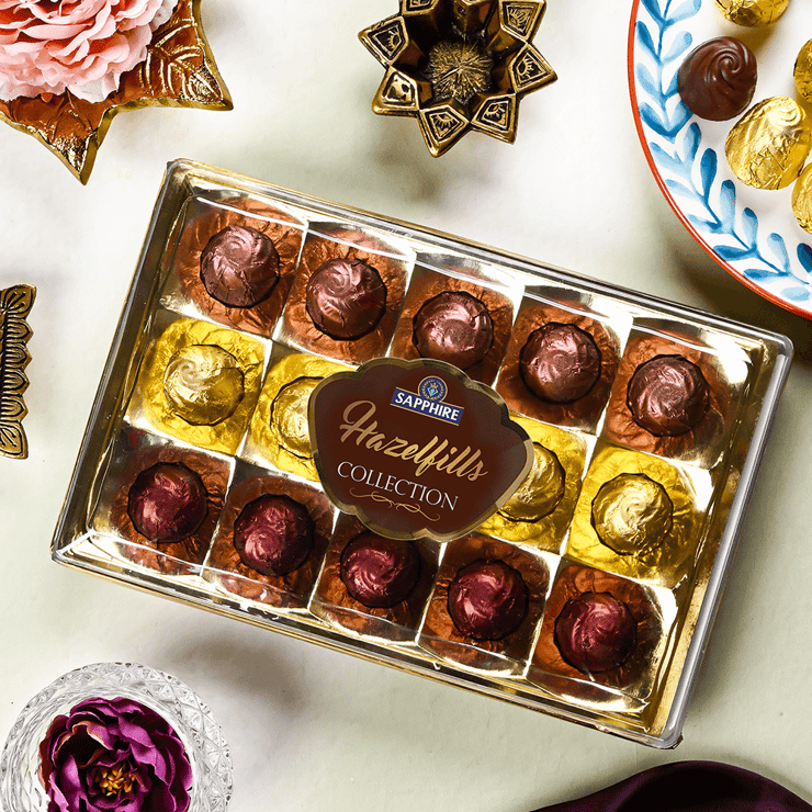 Sapphire Hazelfills Collection Chocolate Gift Pack – 203 g