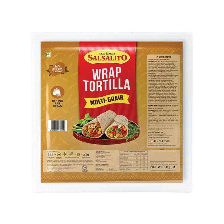 Salsalito Multigrain Tortilla Wrap (6 pcs) – 348 g