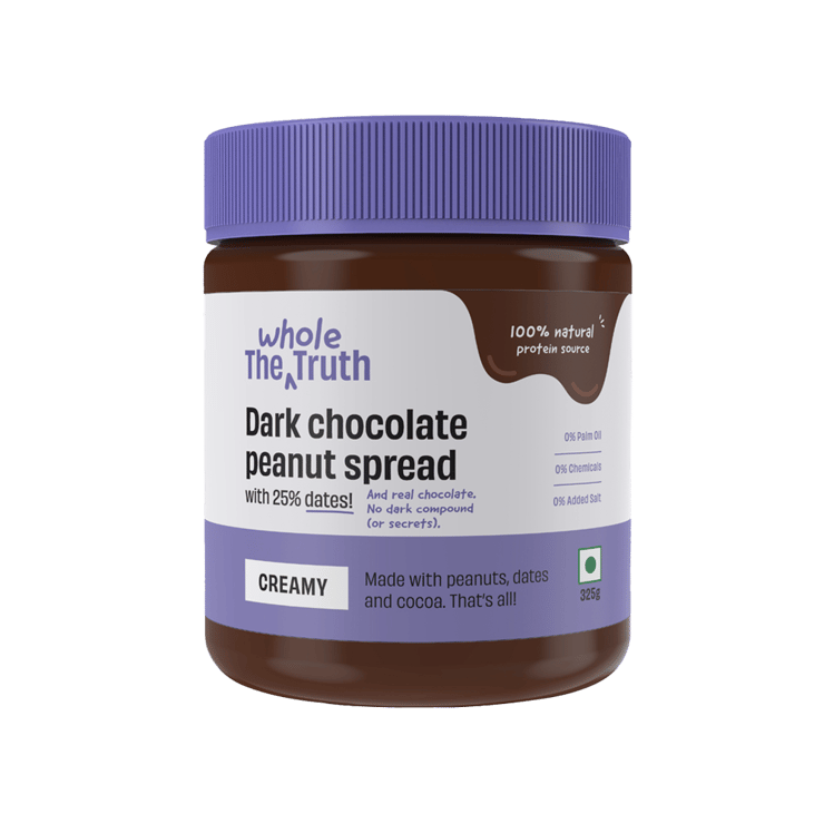 The Whole Truth Creamy Dark Chocolate Peanut Spread – 325 g
