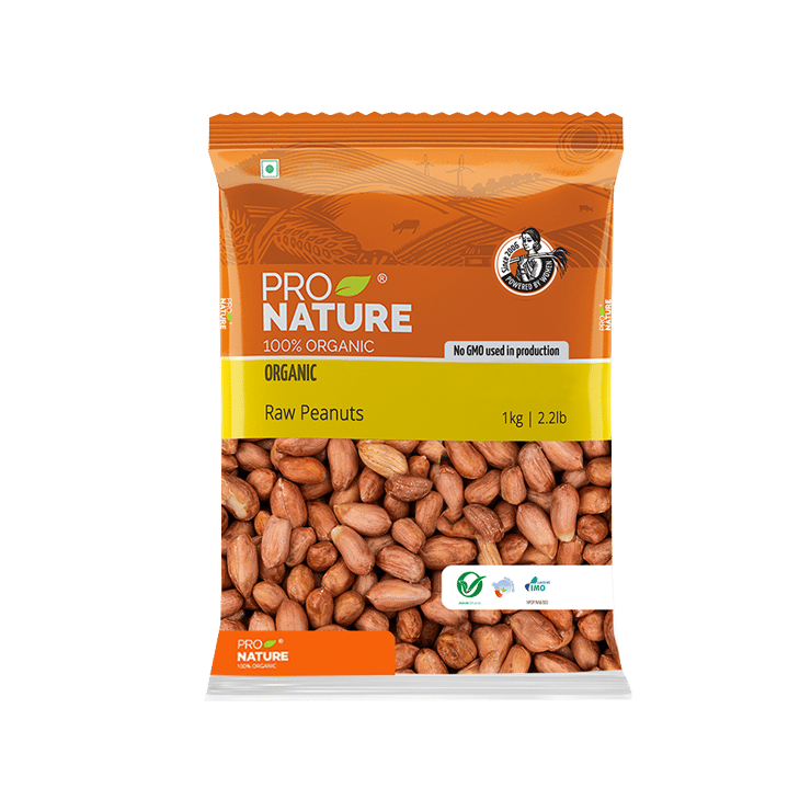 Pro Nature RAW Organic Peanuts – 1 kg