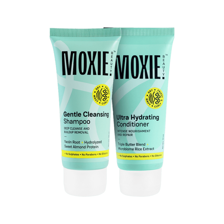 Moxie Beauty Ultra Hydrating Conditioner – 50 ml +  Gentle Cleansing Shampoo – 50 ml Combo – 50 ml + 50 ml