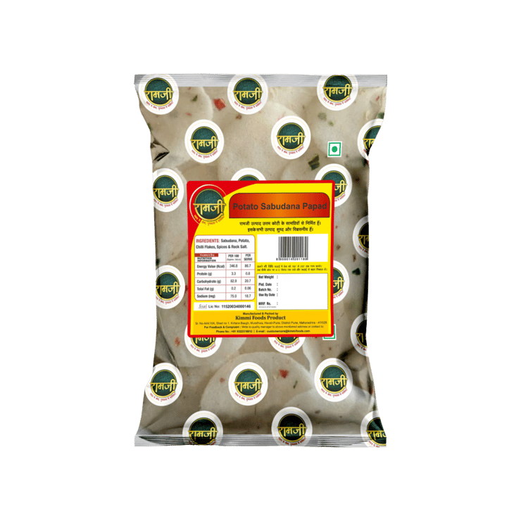 Ramji Sabudana Potato Papad – 150 g