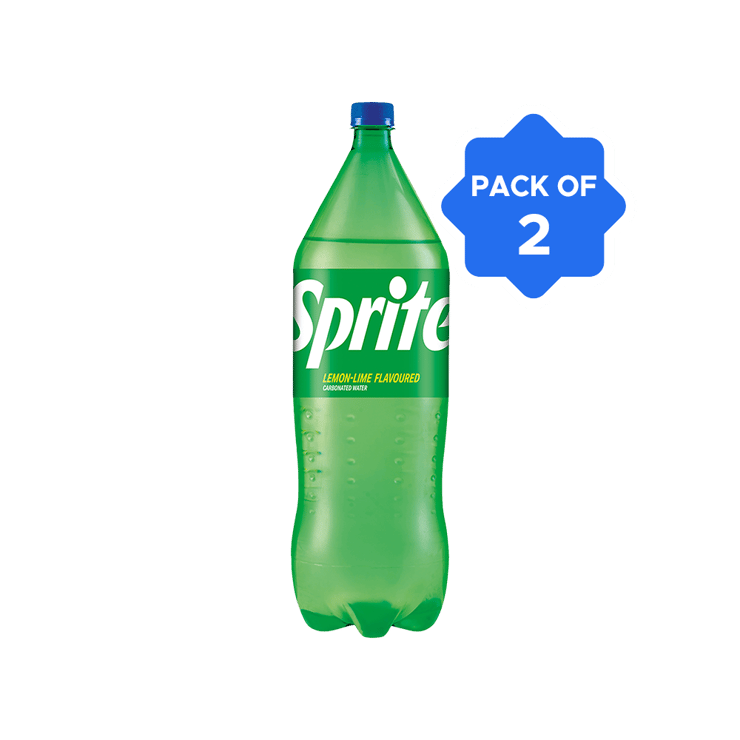 Sprite Lime Soft Drink (2.25 l) – Pack of 2