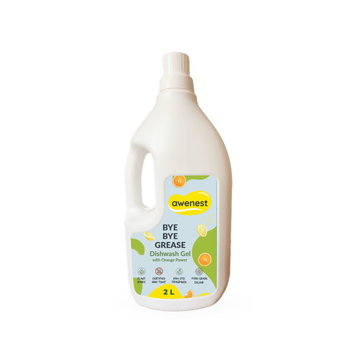 Awenest Bye Bye Grease Dishwash Gel – 2 ltr