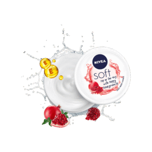Nivea Soft Light Peppy Pomegranate Moisturizing Cream (100 ml) - 100 ml