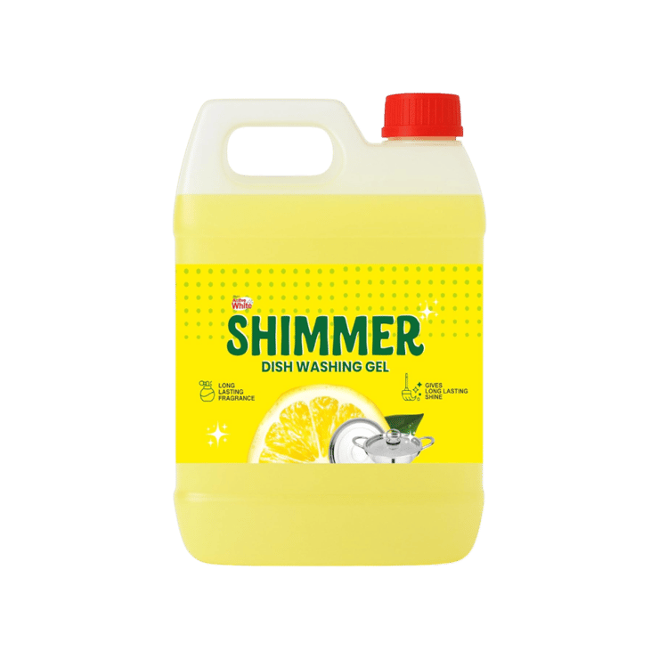 Active White Shimmer Dishwash Gel – 5 ltr