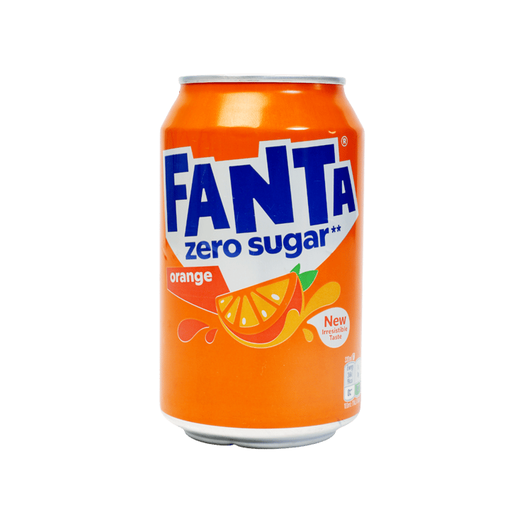 Fanta Orange Soft Drink (Zero Sugar)