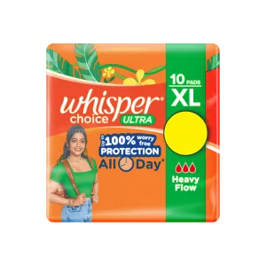 Whisper Choice Ultra Sanitary Pads - 1 pack (10 pieces)